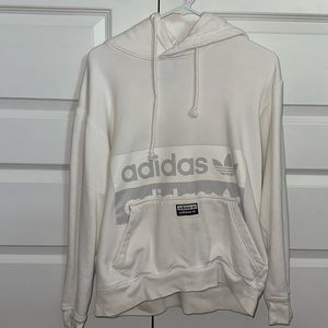 White Adidas Hoodie